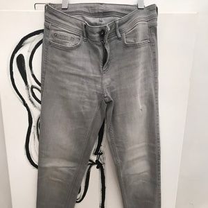 Zara skinny jeans grey